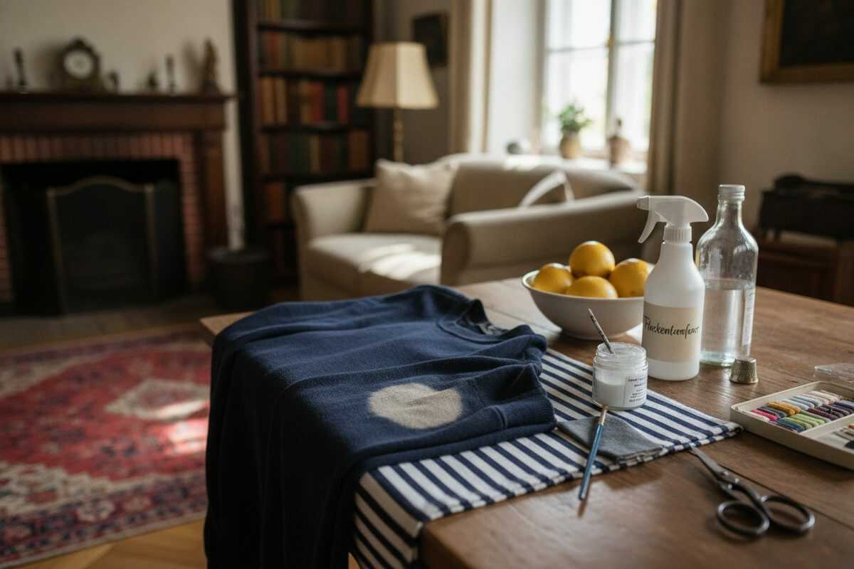 Bleichflecken auf Kleidung: Was wirklich hilft – und wie Sie den Schaden unauffällig kaschieren
