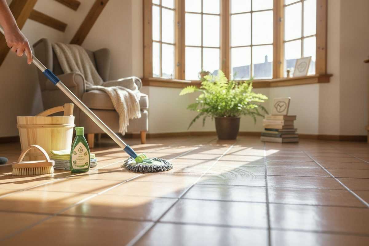 Böden streifenfrei reinigen: So bleiben Fliesen bis zu zwei Tage sauber und frisch