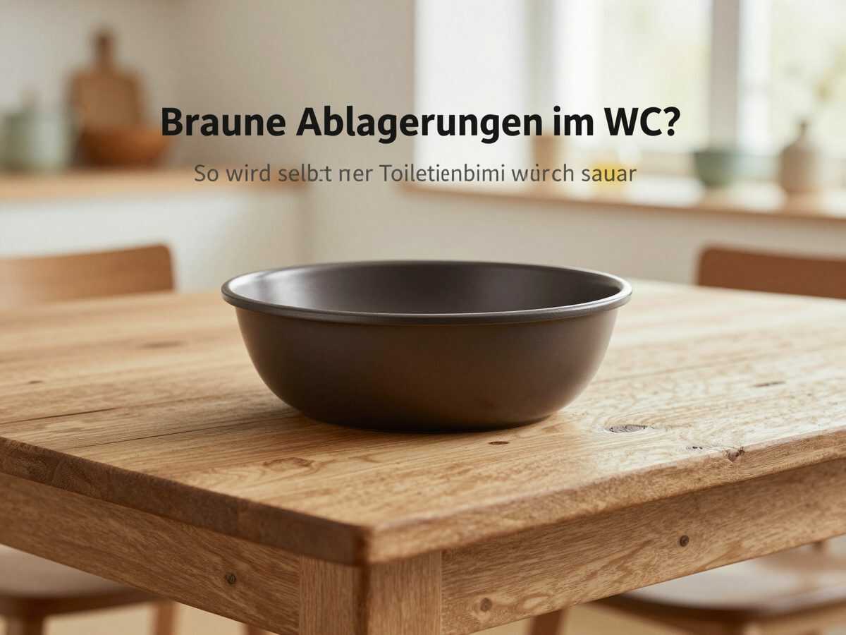 Braune Ablagerungen im WC? So wird selbst der Toilettenboden wieder sauber