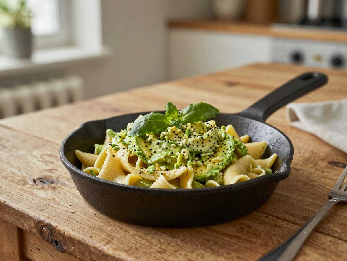 Cremige Avocado-Pasta aus dem Ofen – unglaublich saftig, würzig und schnell gemacht