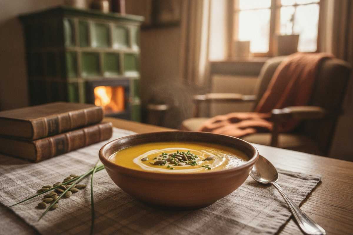 Cremige Kürbissuppe