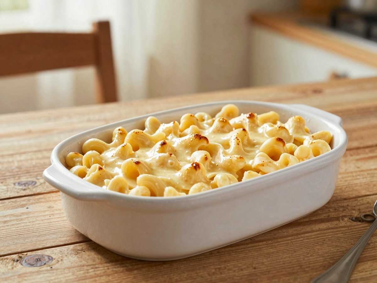 Cremiger Mac and Cheese aus dem Ofen – extra käsig mit goldbrauner Kruste