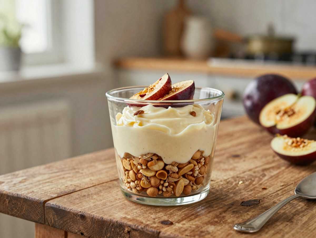 Cremiges Haselnuss-Feigen-Dessert im Glas – herrlich nussig, fruchtig und einfach vorzubereiten