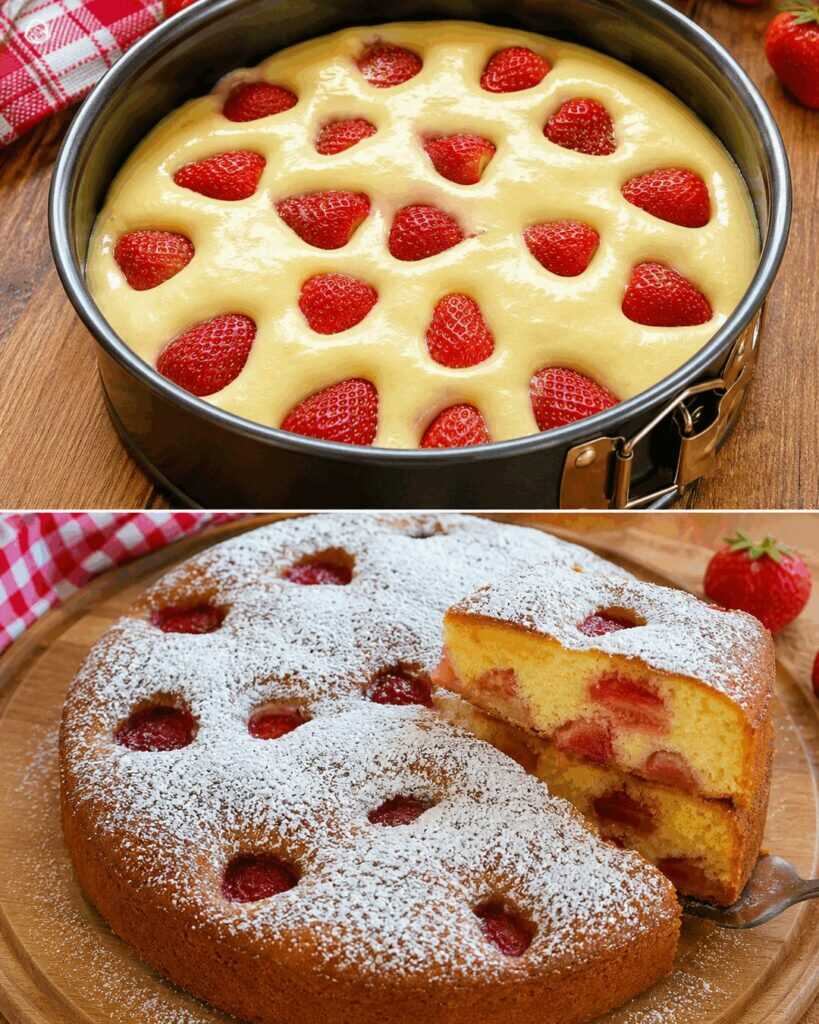 Erdbeerkuchen aus der Springform – Saftig, locker und einfach gebacken