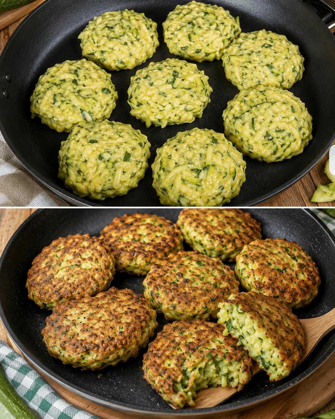 Die 21 einfachsten Zucchini-Rezepte aller Zeiten! – Knusprige Zucchini-Puffer