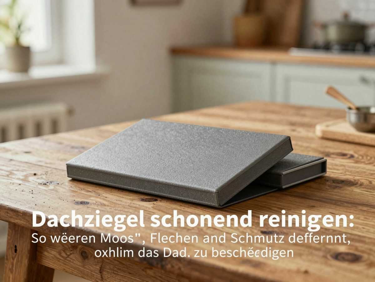 Dachziegel schonend reinigen: So werden Moos, Flechten und Schmutz entfernt, ohne das Dach zu beschädigen