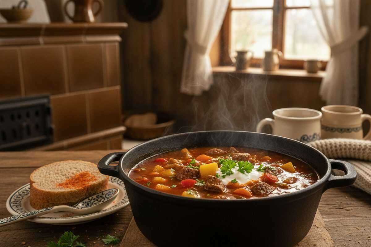 Deftige Gulaschsuppe