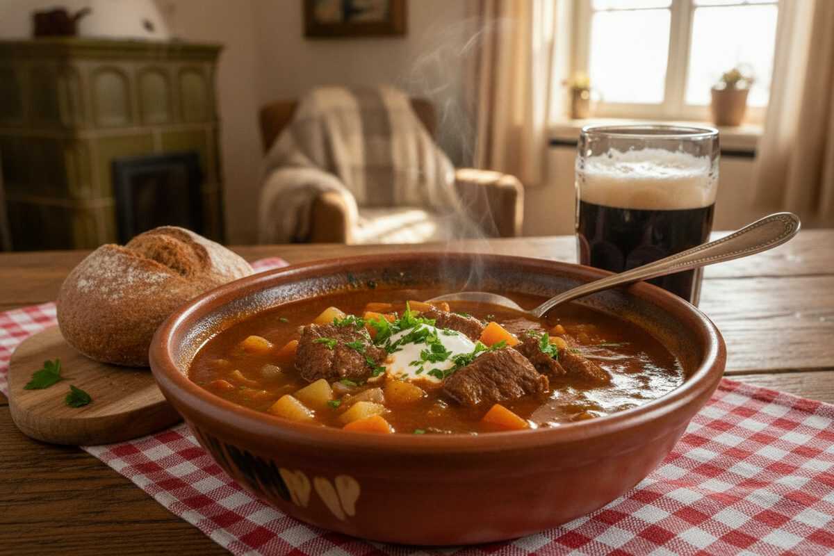 Deftige Gulaschsuppe