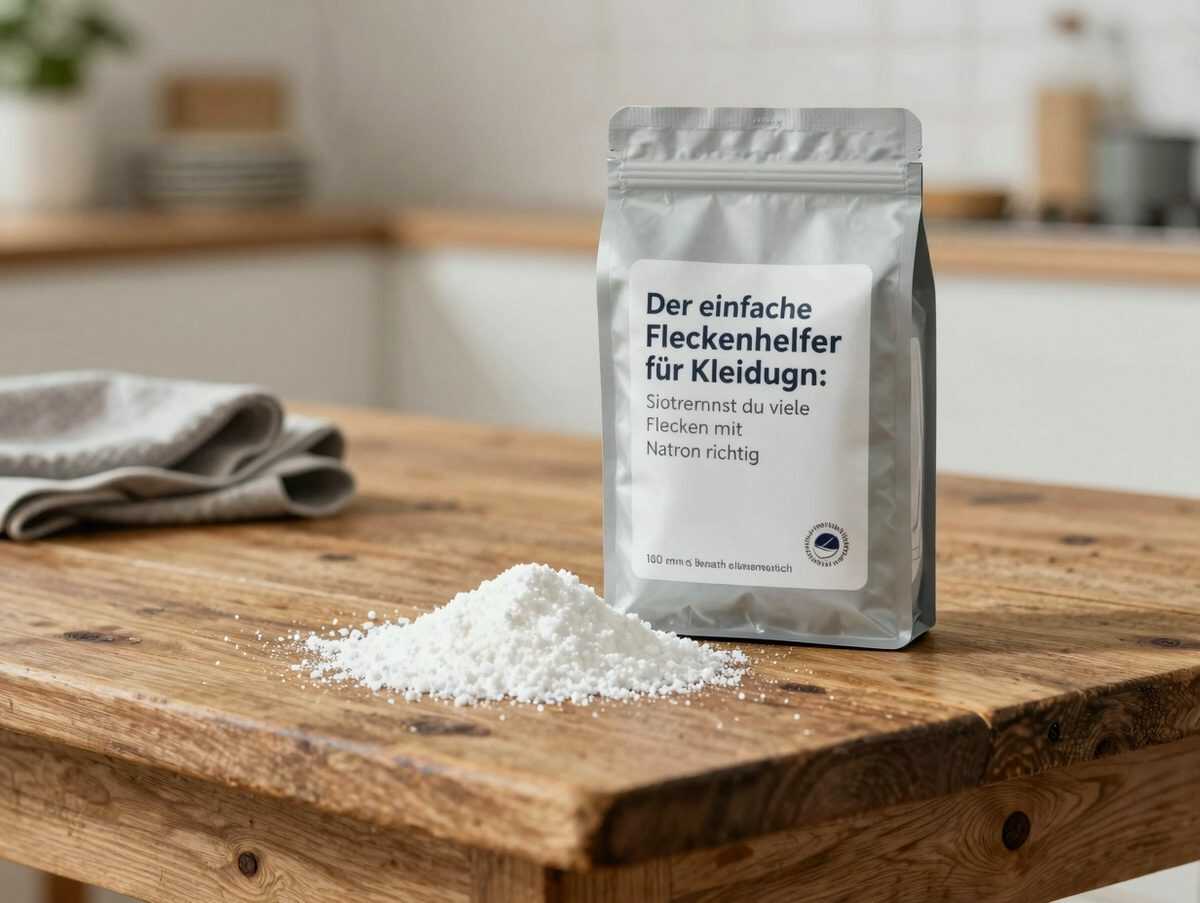 Der einfache Fleckenhelfer für Kleidung: So entfernst du viele Flecken mit Natron richtig