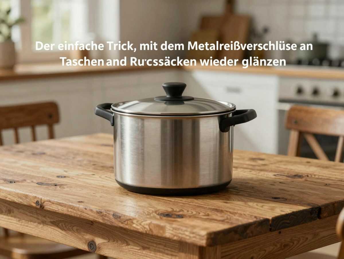 Der einfache Trick, mit dem Metallreißverschlüsse an Taschen und Rucksäcken wieder glänzen