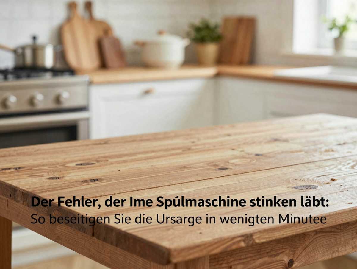 Der Fehler, der Ihre Spülmaschine stinken lässt: So beseitigen Sie die Ursache in wenigen Minuten