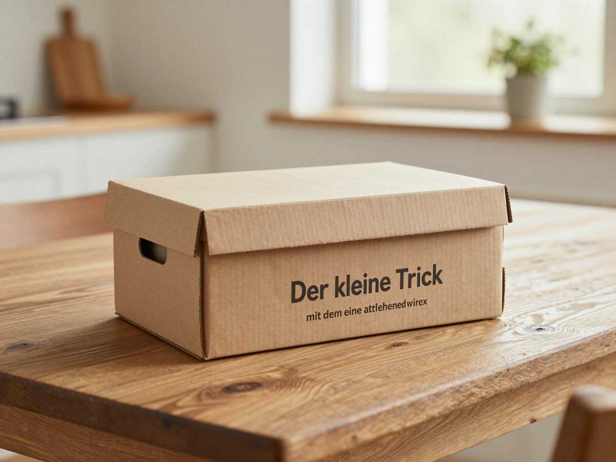 Der kleine Trick, mit dem eine alt aussehende Eierbox wieder gepflegter wirkt
