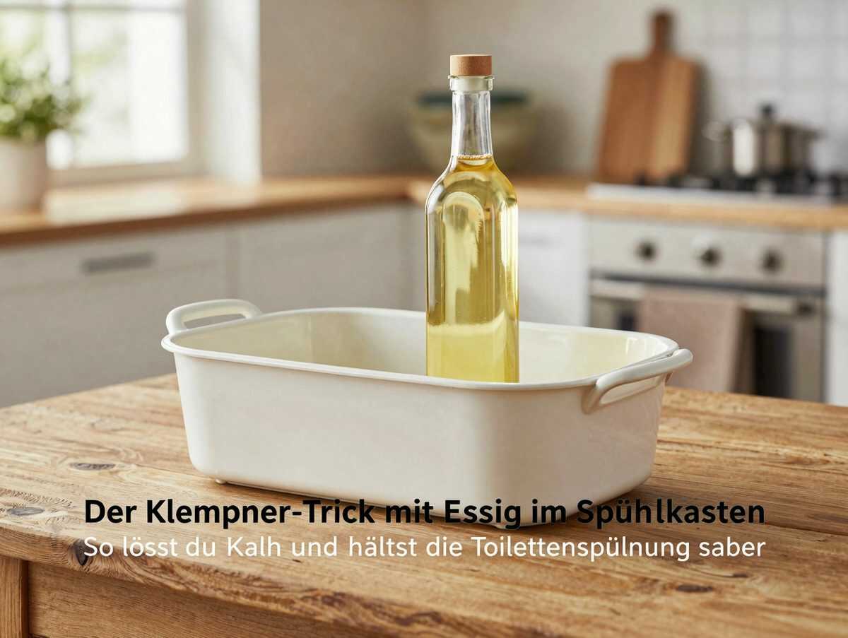 Der Klempner-Trick mit Essig im Spülkasten: So löst du Kalk und hältst die Toilettenspülung sauber