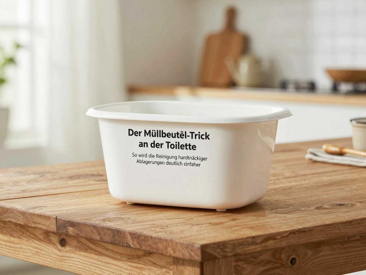 Der Müllbeutel-Trick an der Toilette: So wird die Reinigung hartnäckiger Ablagerungen deutlich einfacher