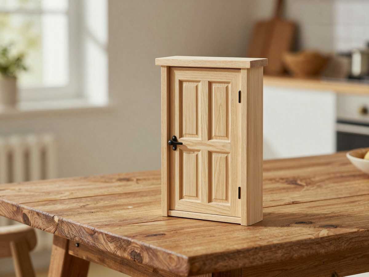 Der Trick, um eine Holztür gründlich zu reinigen, ohne sie zu beschädigen