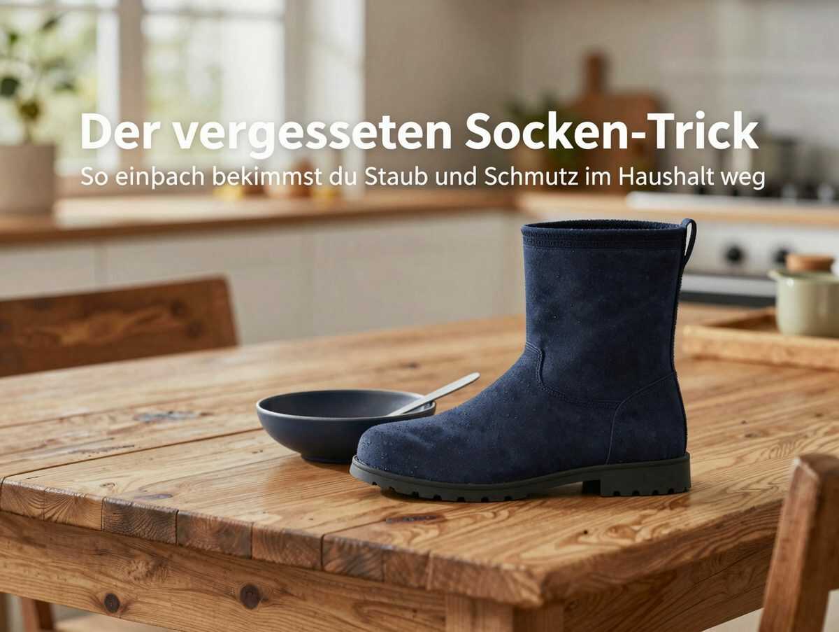 Der vergessene Socken-Trick: So einfach bekommst du Staub und Schmutz im Haushalt weg