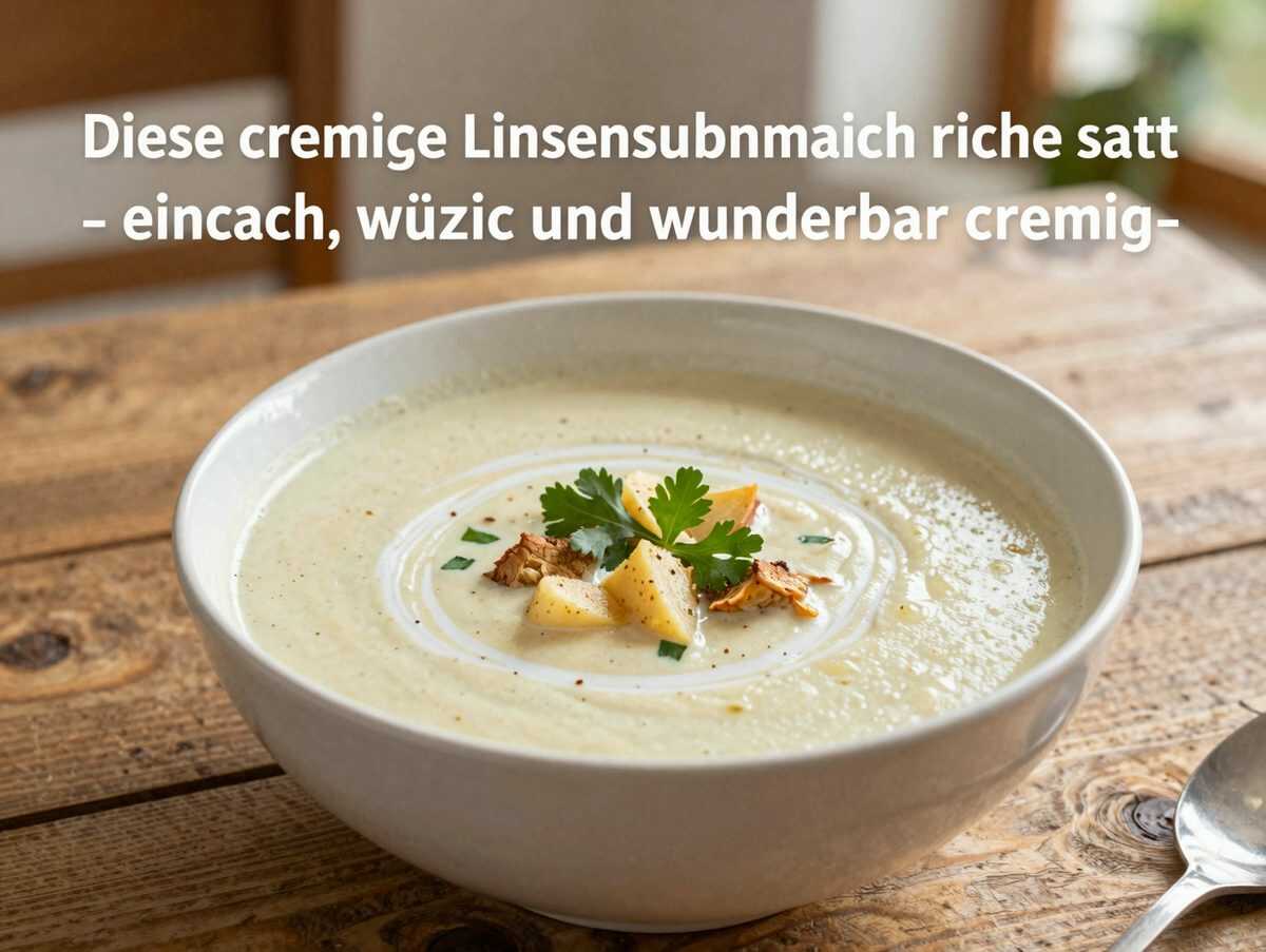 Diese cremige Linsensuppe macht richtig satt – einfach, würzig und wunderbar cremig
