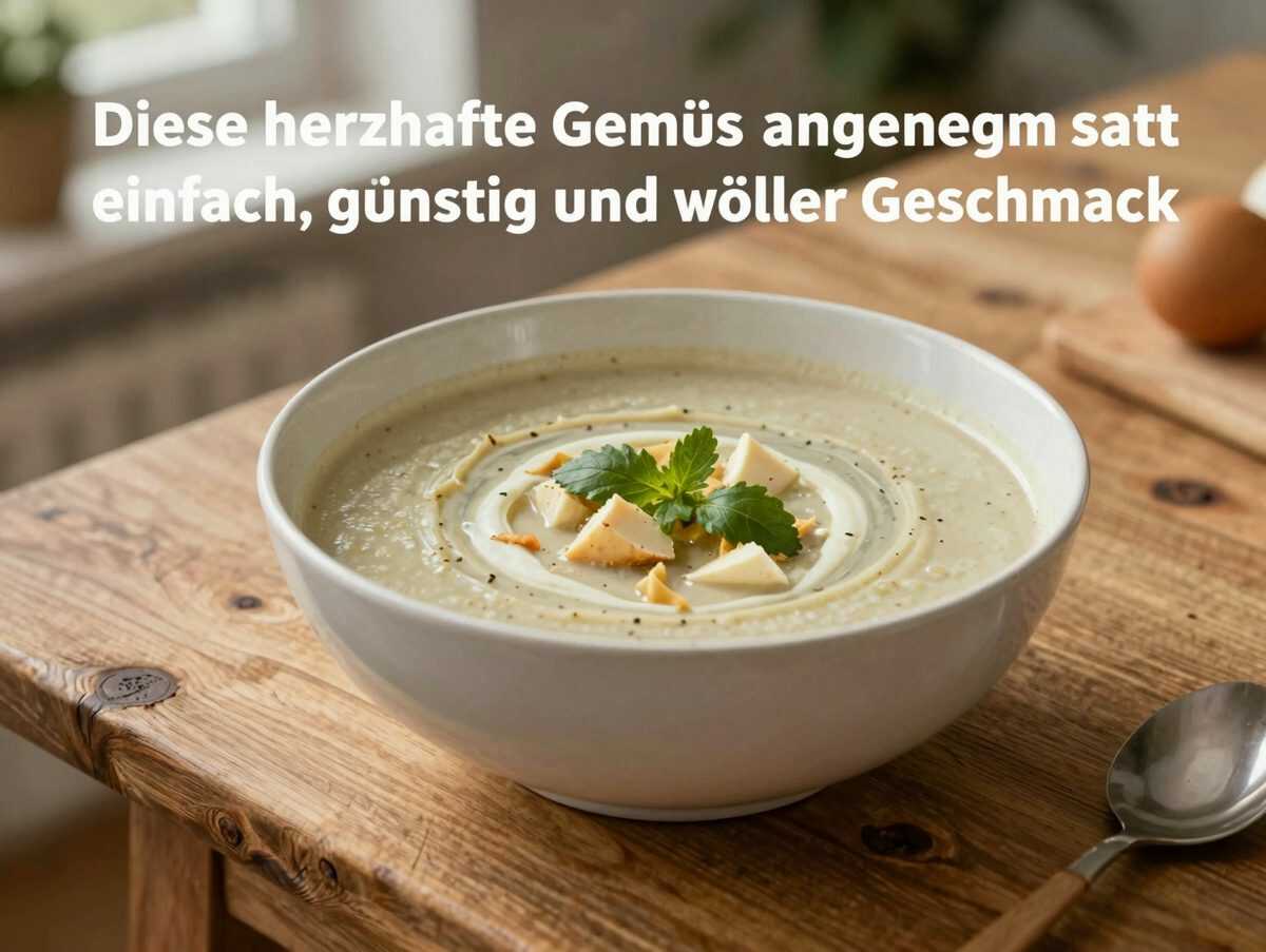Diese herzhafte Gemüsesuppe macht angenehm satt – einfach, günstig und voller Geschmack