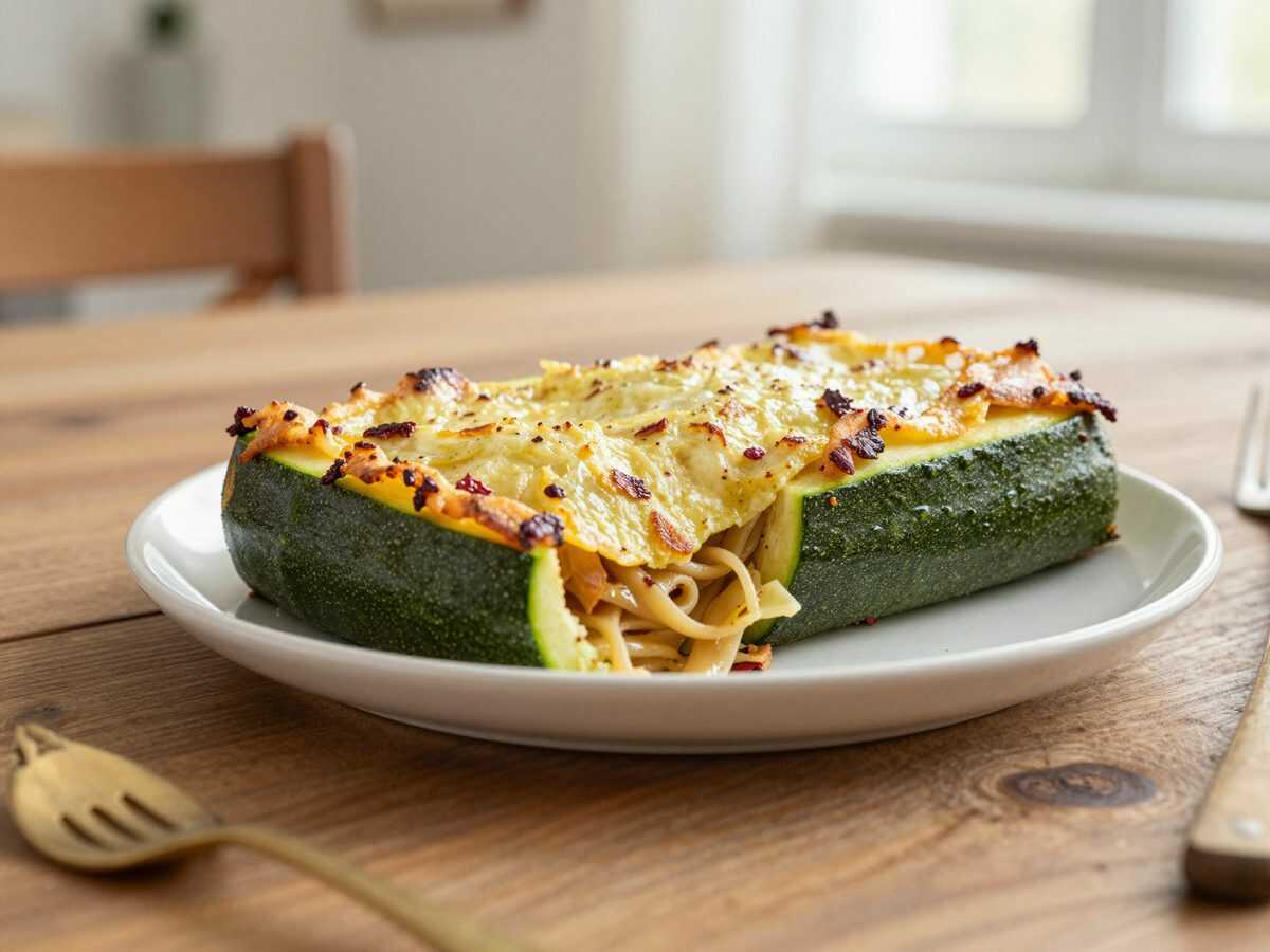 Diese Zucchini-Lasagne ohne Nudelplatten ist so saftig, dass niemand die Pasta vermisst