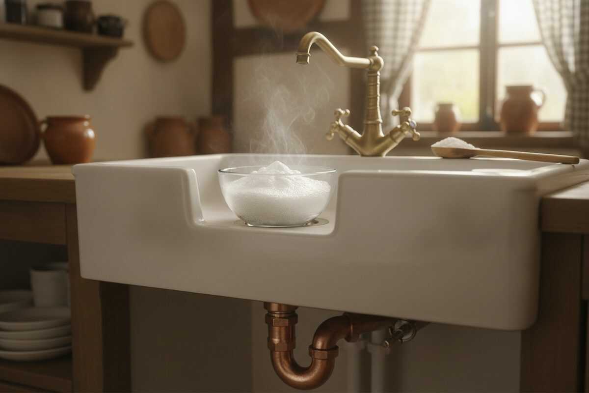 Dieser einfache Trick reinigt Abfluss, Siphon und Rohrleitungen in wenigen Minuten