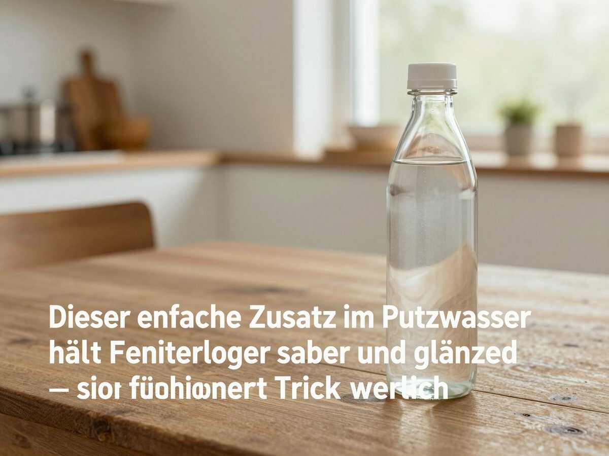 Dieser einfache Zusatz im Putzwasser hält Fenster länger sauber und glänzend – so funktioniert der Trick wirklich