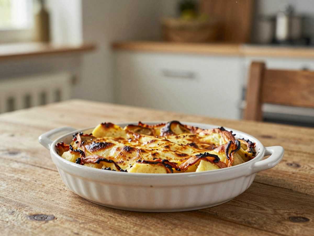 Dieses Kartoffel-Camembert-Gratin ist pure Ofenliebe – innen cremig, oben goldbraun und herrlich einfach