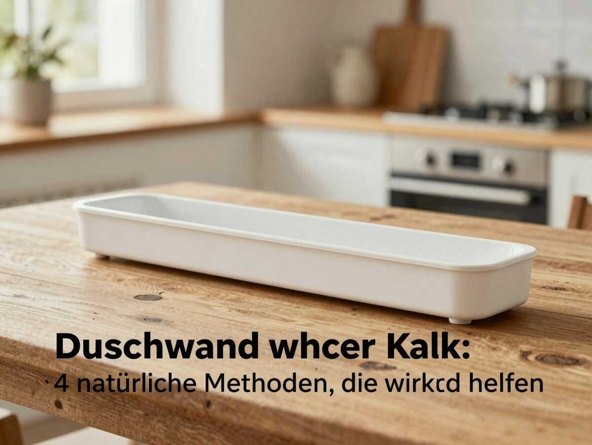 Duschwand ohne Kalk: 4 natürliche Methoden, die wirklich helfen