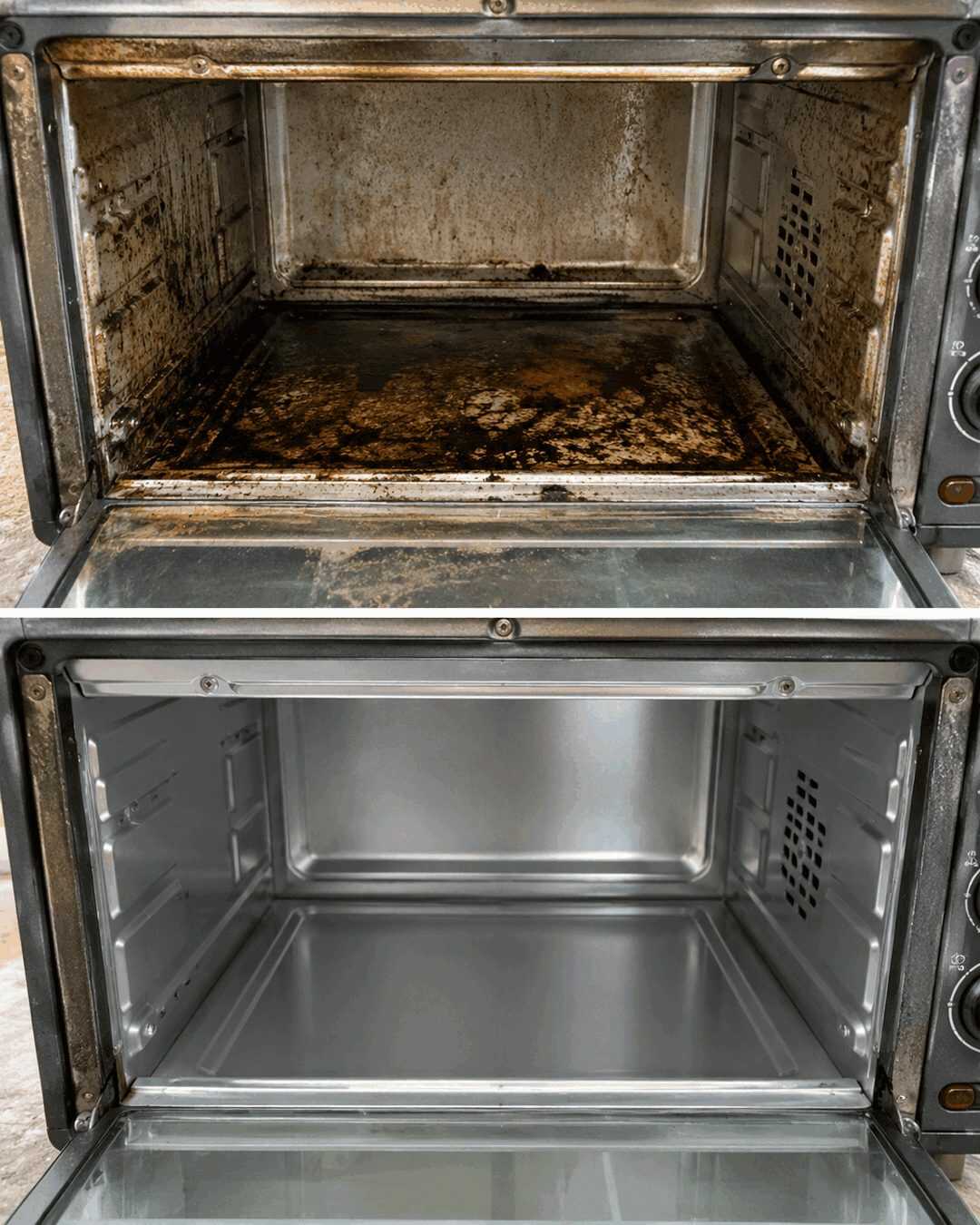 Backofen mühelos reinigen – Eingebrannte Fettrückstände mit Dampf und Hausmitteln lösen