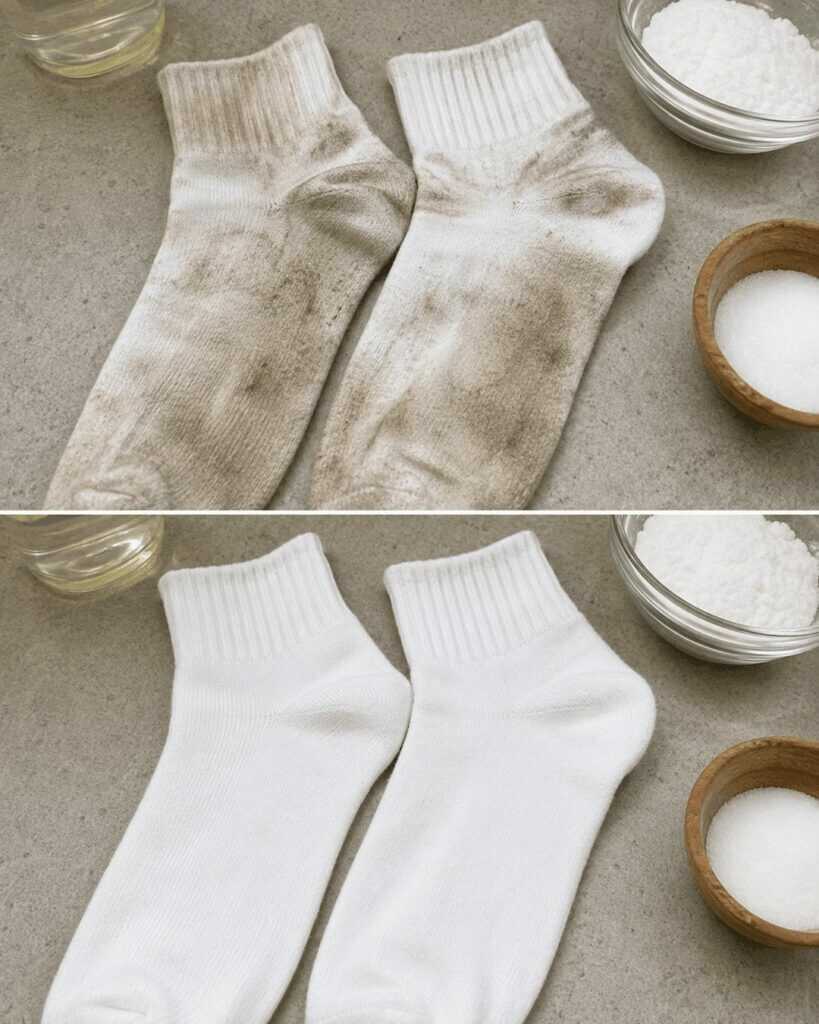 Natürlicher Weißmacher für weiße Socken: So werden vergraute Socken wieder strahlend sauber