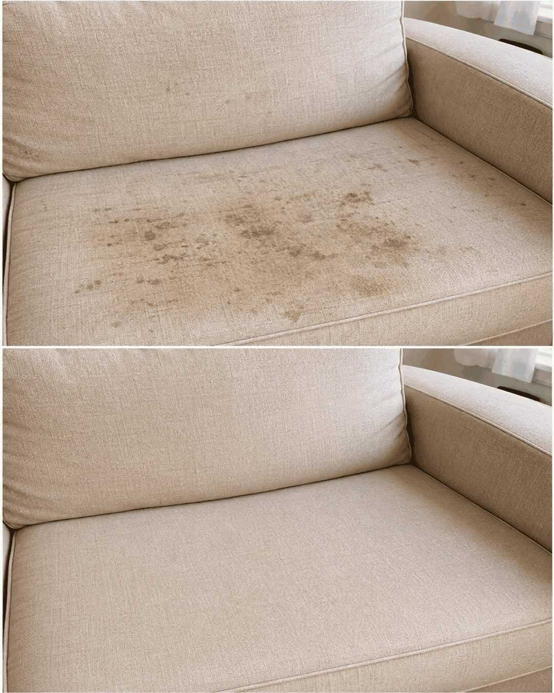 Stoffsofa reinigen: Flecken schonend entfernen und den Bezug wieder auffrischen
