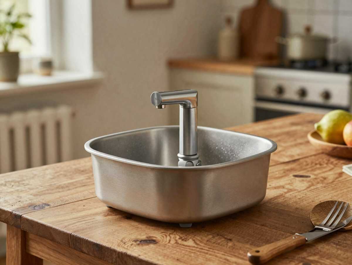 Edelstahlspüle wieder glänzend sauber: So verschwinden Kalk, Wasserflecken und Fett