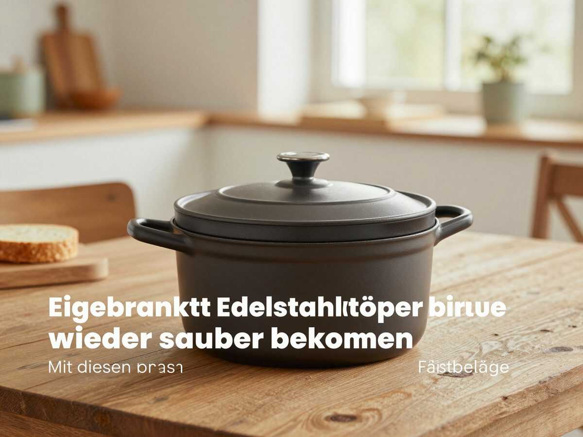 Eingebrannte Edelstahltöpfe wieder sauber bekommen: Mit dieser einfachen Methode verschwinden braune Krusten und Fettbeläge
