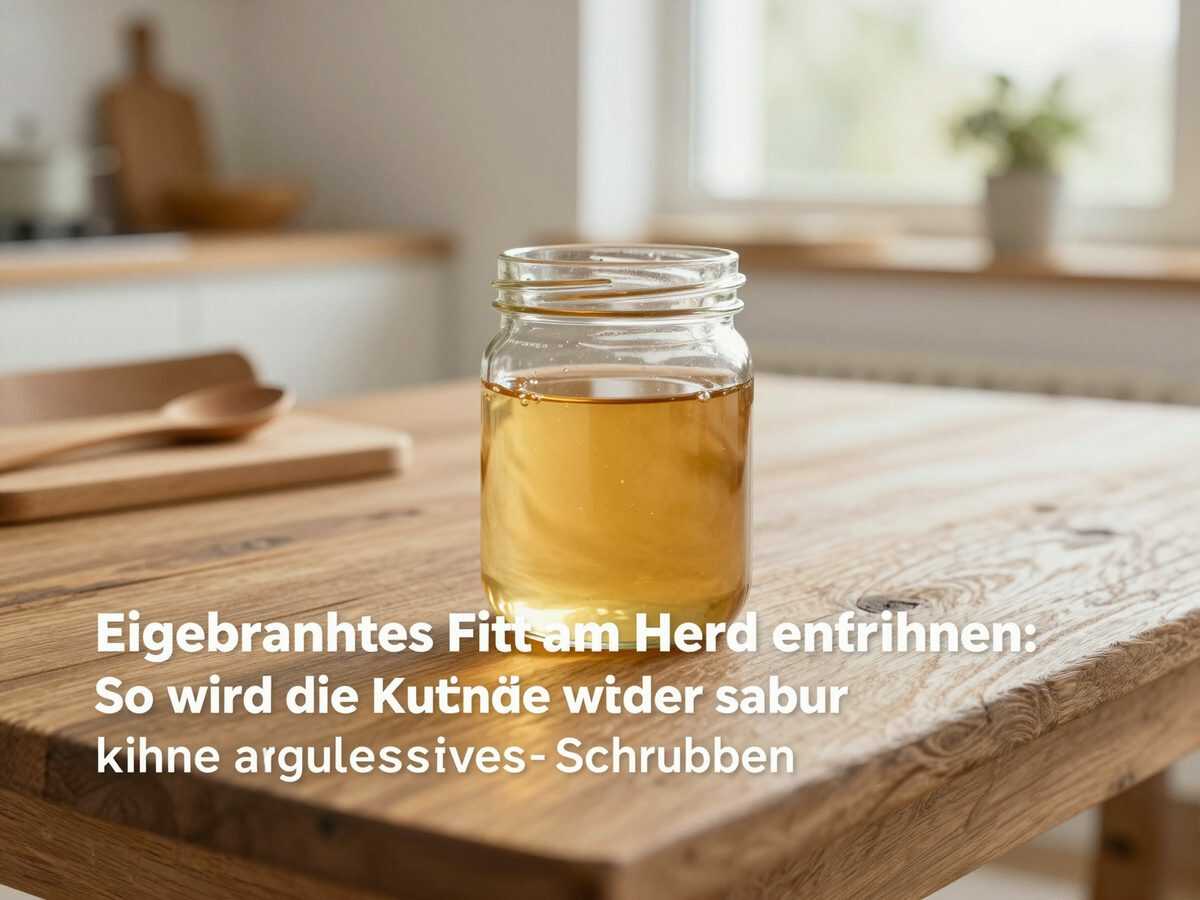 Eingebranntes Fett am Herd entfernen: So wird die Küche wieder sauber – ohne aggressives Schrubben