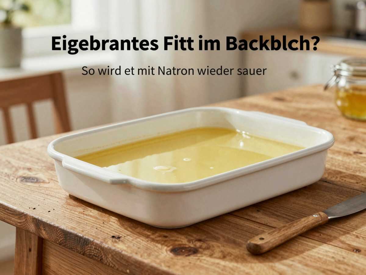 Eingebranntes Fett im Backblech? So wird es mit Natron wieder sauber – ohne stundenlanges Schrubben