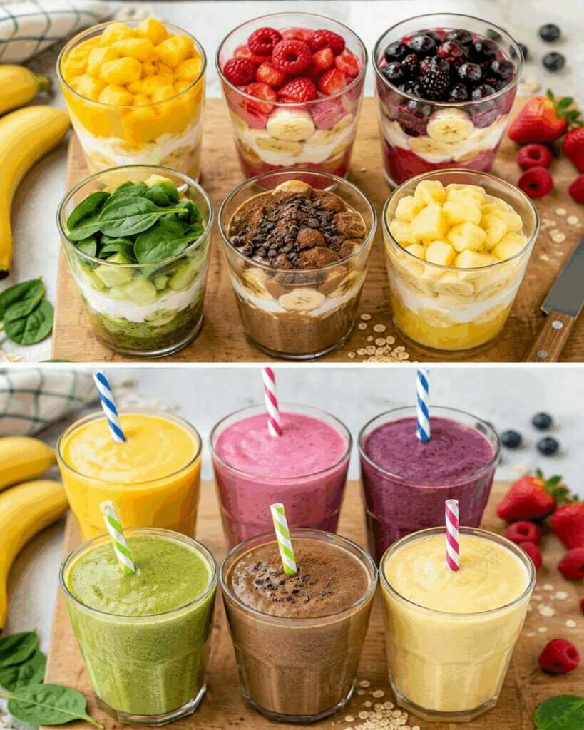 6 Smoothie Rezepte für jeden Tag – gesund, lecker & einfach