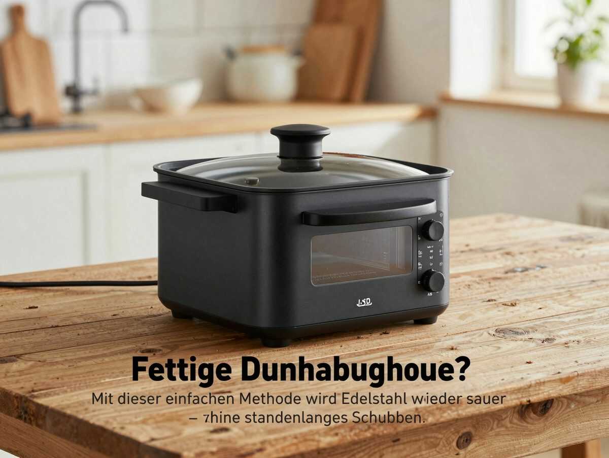 Fettige Dunstabzugshaube? Mit dieser einfachen Methode wird Edelstahl wieder sauber – ohne stundenlanges Schrubben