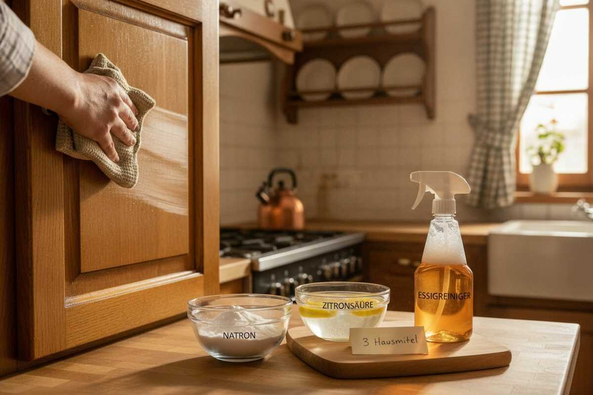 Fettige Küchenschränke in weniger als 5 Minuten reinigen – mit 3 einfachen Hausmitteln