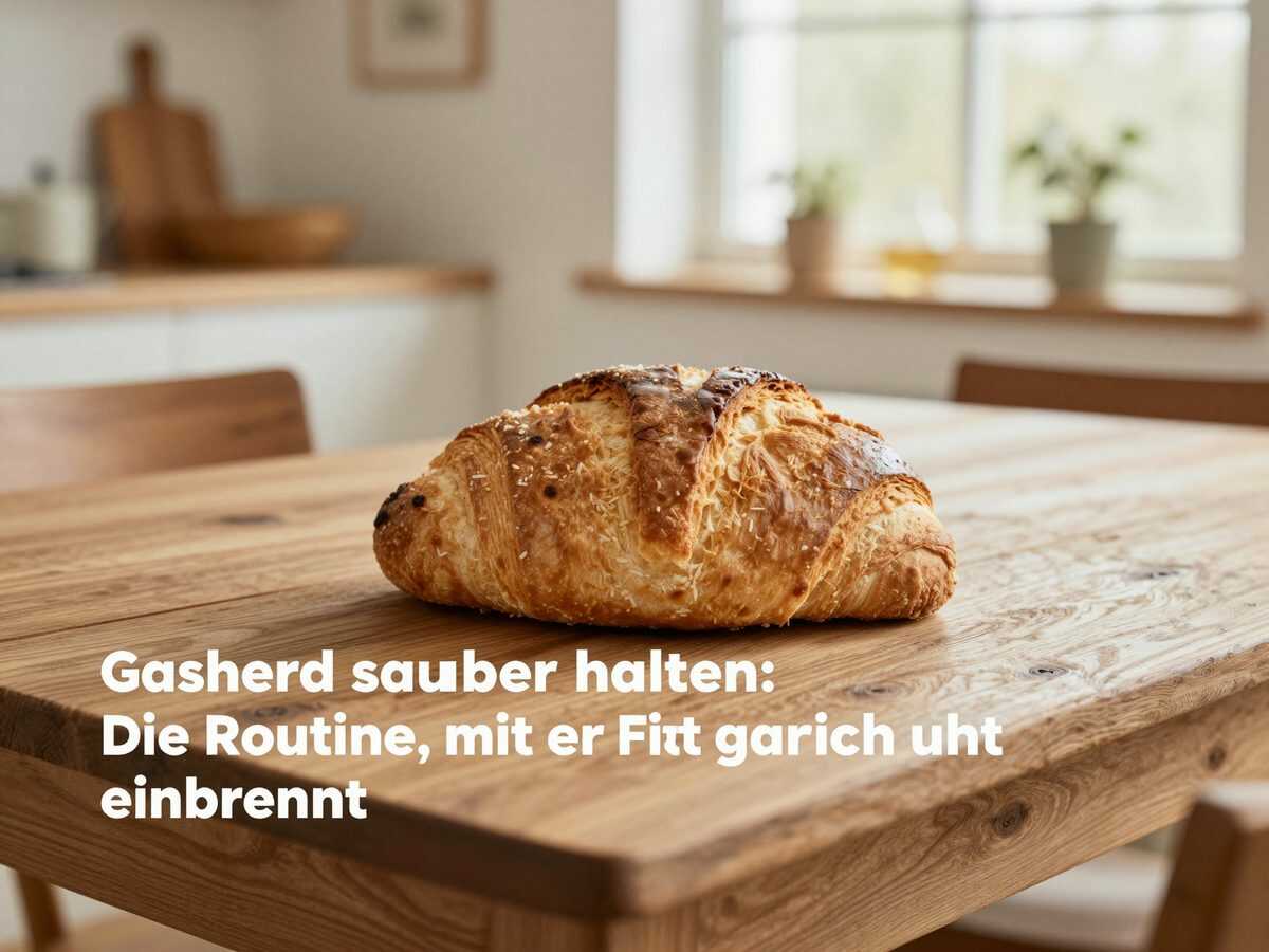 Gasherd sauber halten: Die Routine, mit der Fett gar nicht erst einbrennt