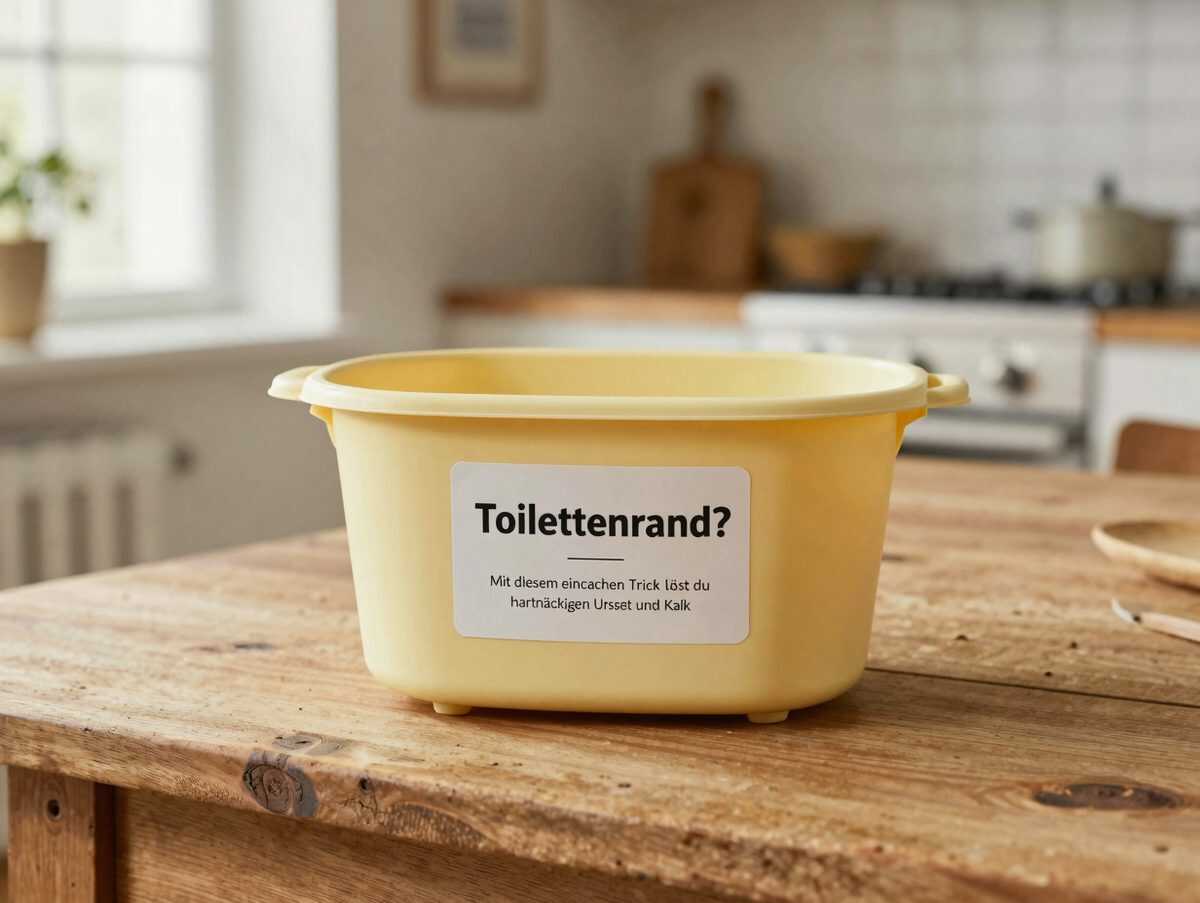 Gelber Toilettenrand? Mit diesem einfachen Trick löst du hartnäckigen Urinstein und Kalk