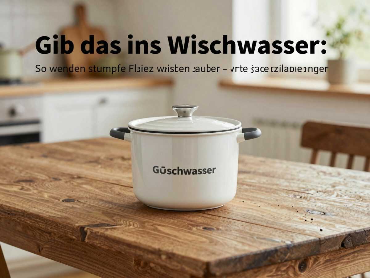 Gib das ins Wischwasser: So werden stumpfe Fliesen wieder sauber – ohne teure Spezialreiniger