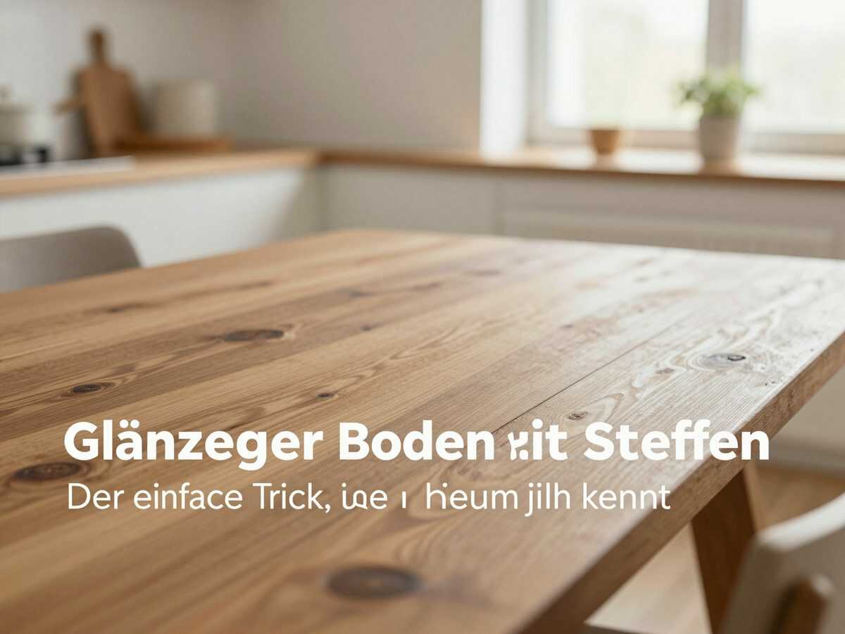 Glänzender Boden ohne Streifen: Der einfache Trick, den kaum jemand kennt
