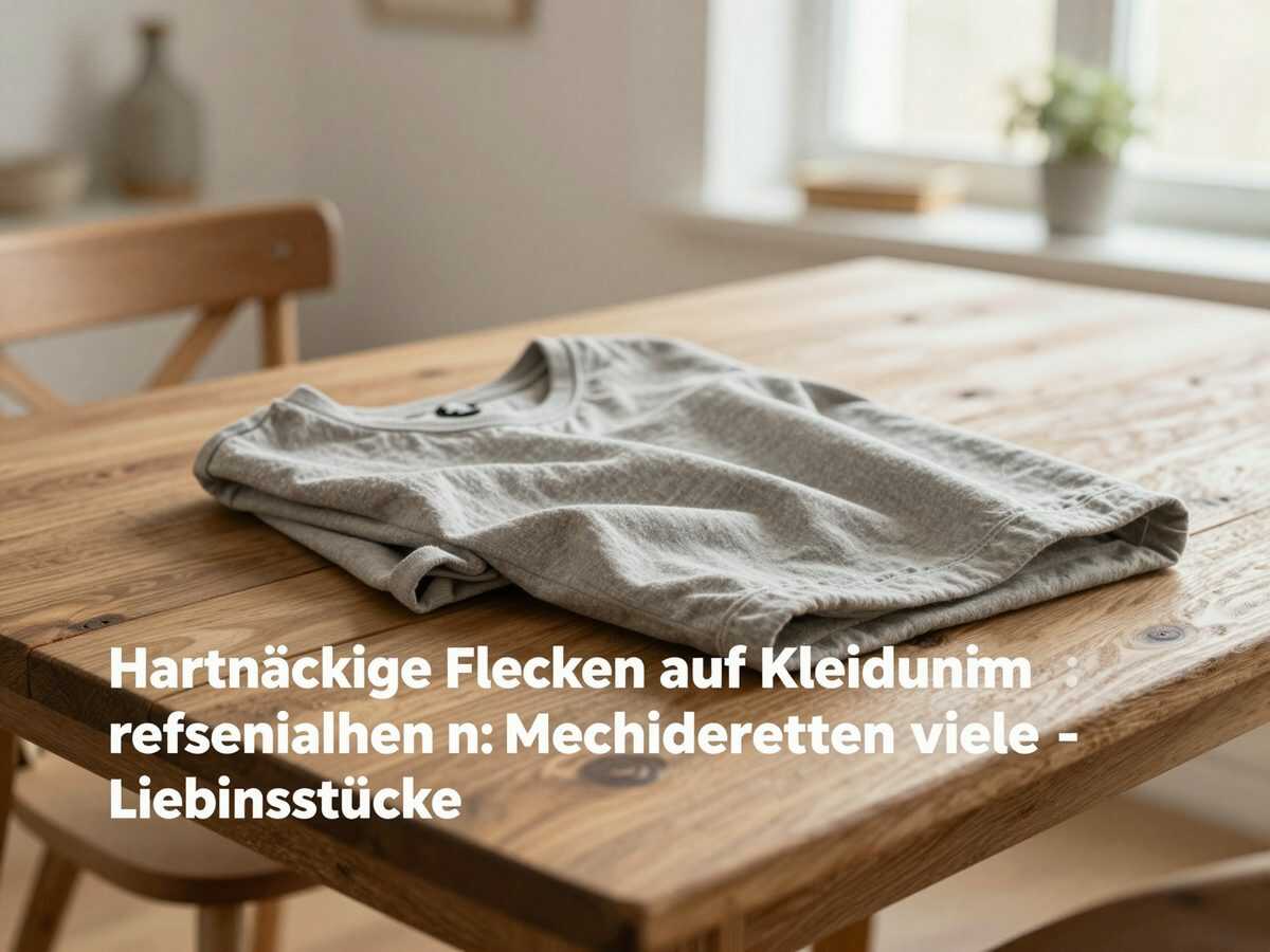Hartnäckige Flecken auf Kleidung entfernen: Diese einfachen Methoden retten viele Lieblingsstücke