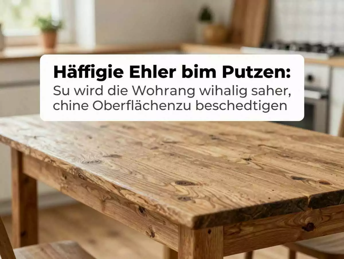 Häufige Fehler beim Putzen: So wird die Wohnung wirklich sauber, ohne Oberflächen zu beschädigen
