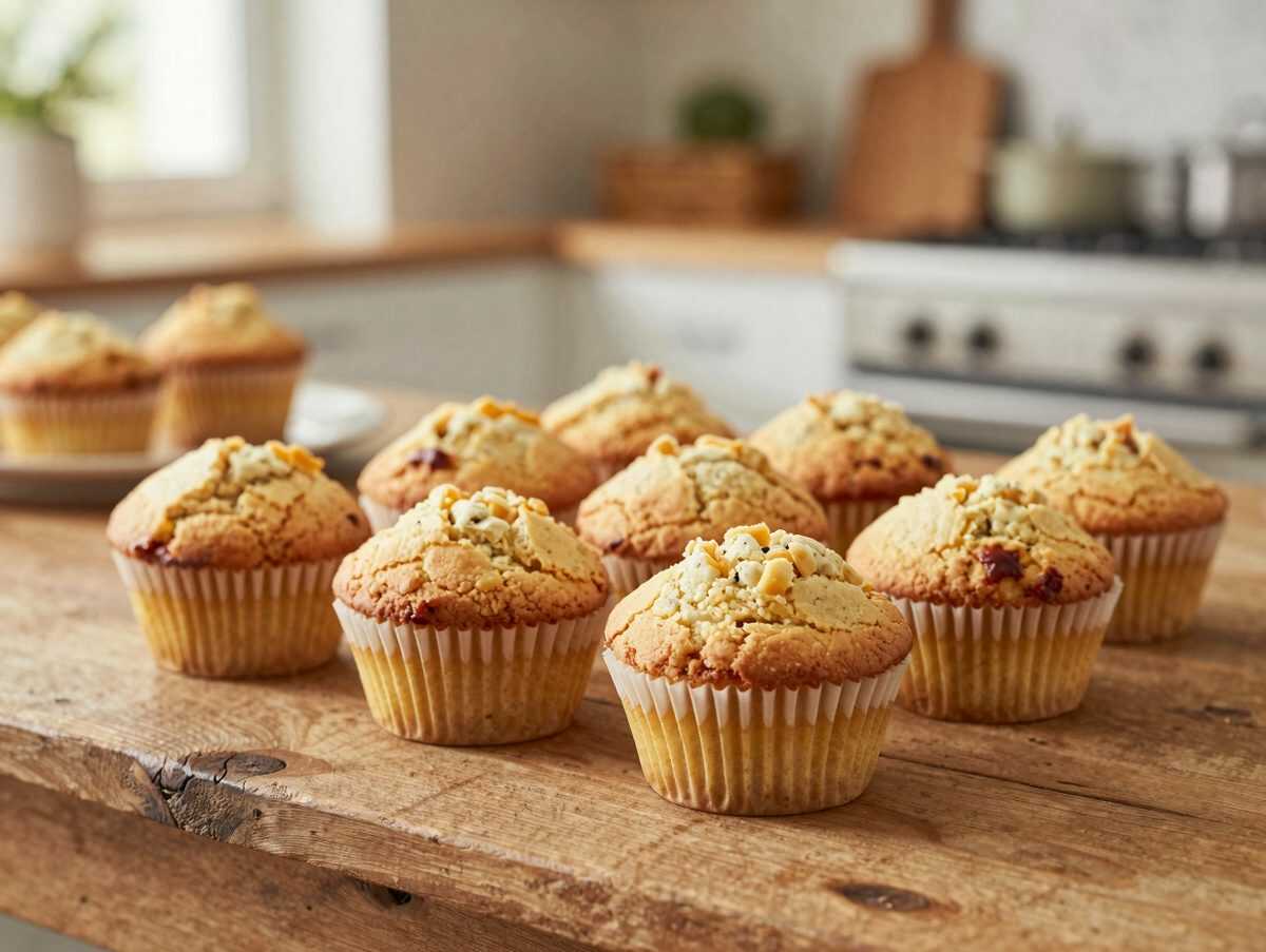 Herzhafte Schinken-Käse-Muffins – unglaublich saftig und in 35 Minuten fertig