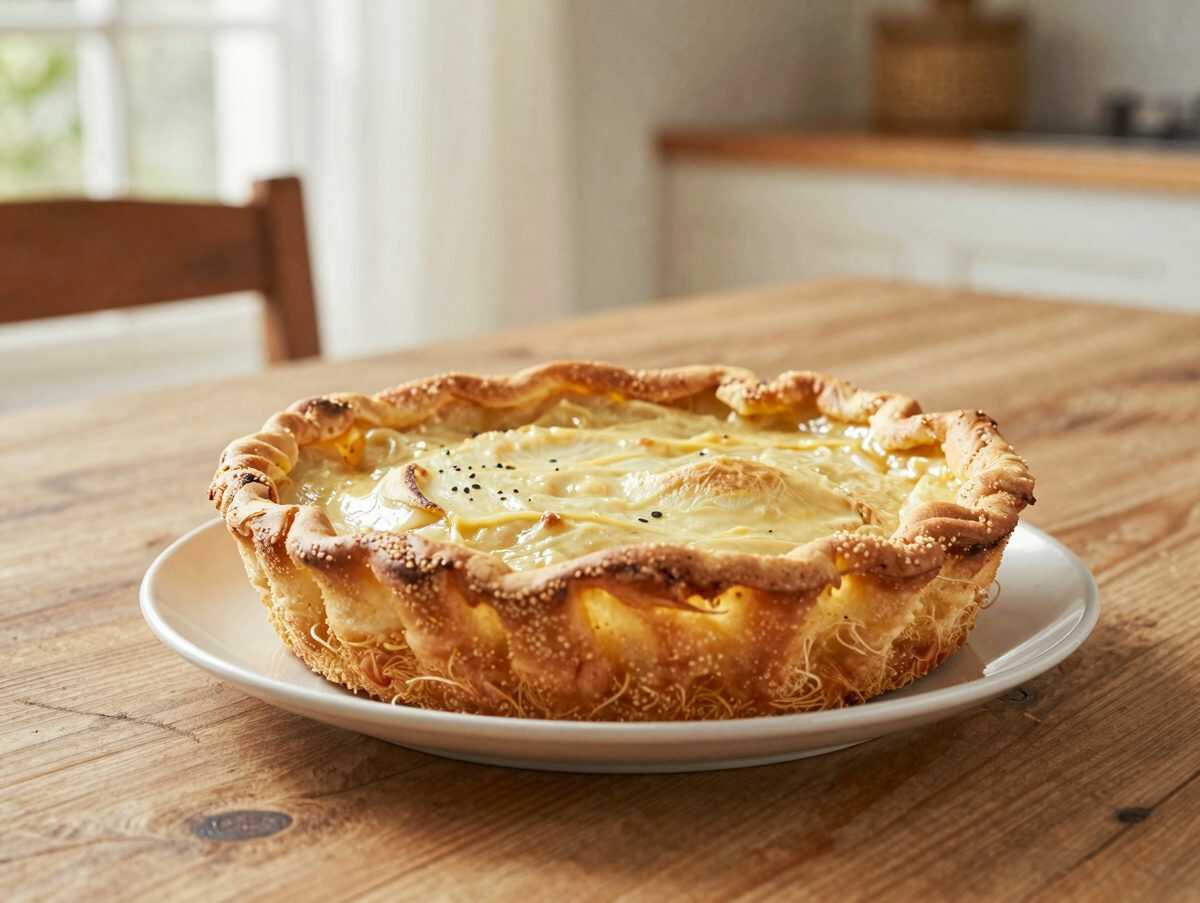 Herzhafter Hackfleisch-Bohnen-Auflauf mit cremiger Eierkruste