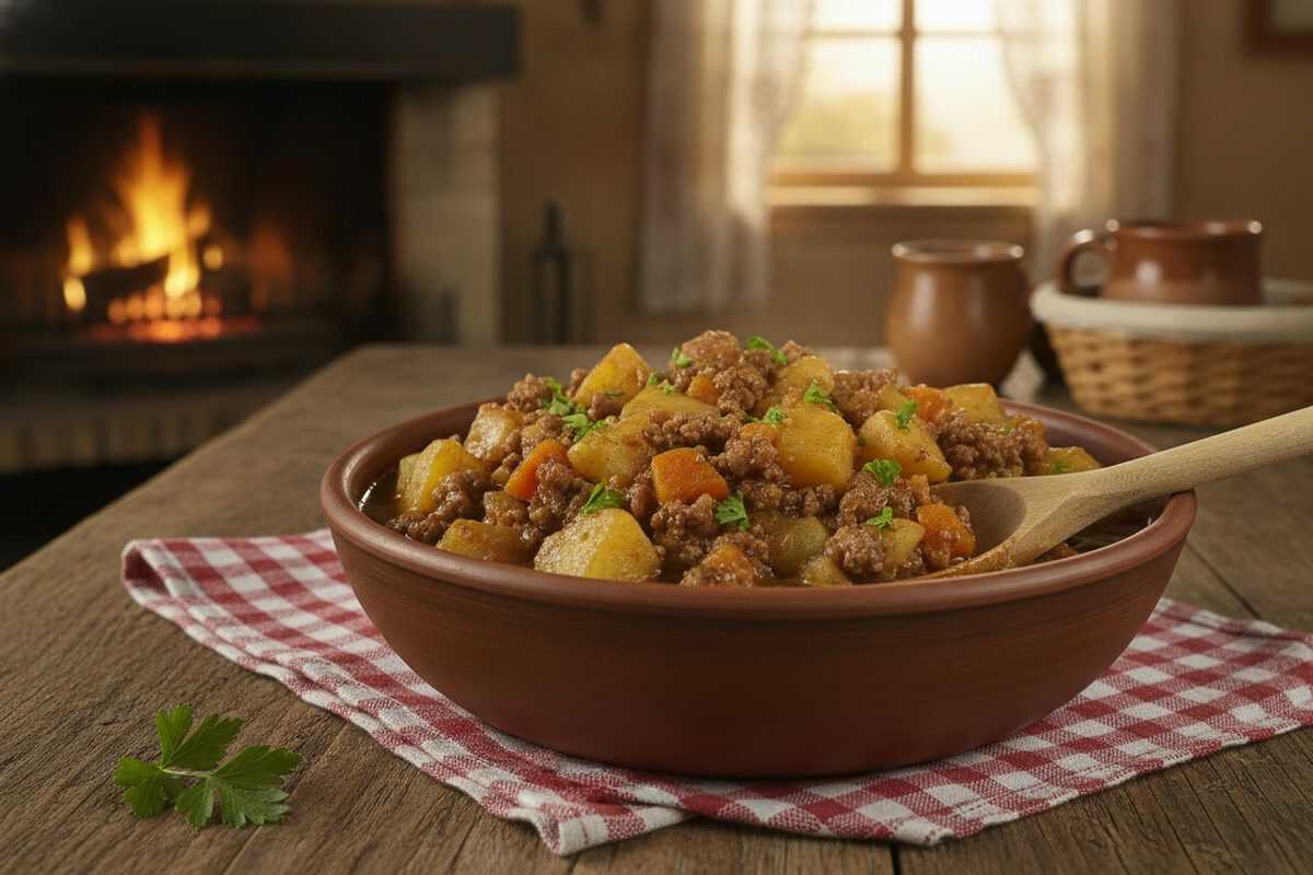 Herzhafter Hackfleisch-Kartoffel-Eintopf