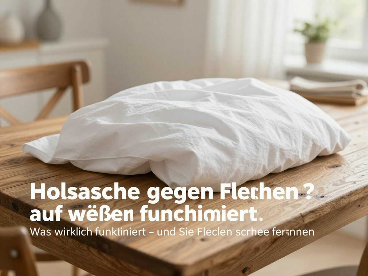 Holzasche gegen Flecken auf weißer Wäsche? Was wirklich funktioniert – und wie Sie Flecken sicher entfernen