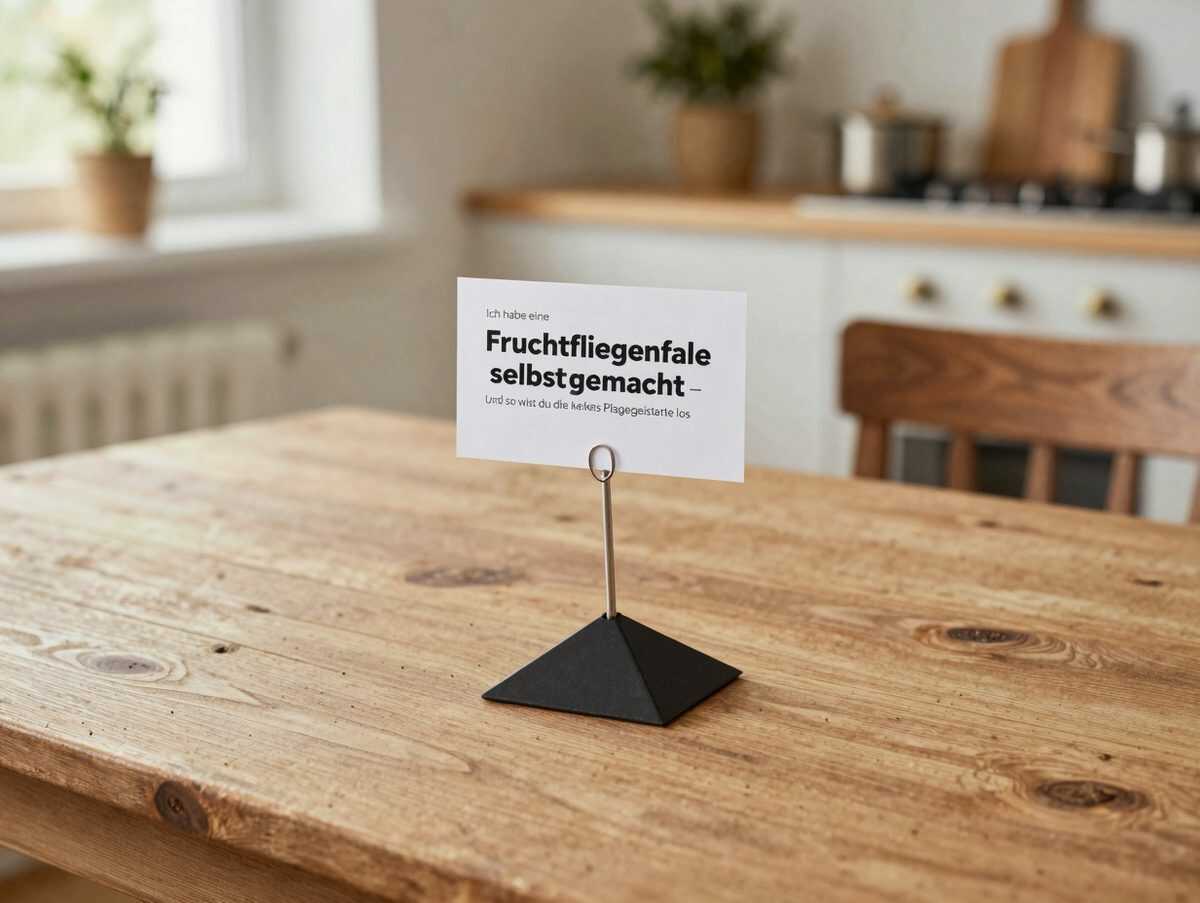 Ich habe eine Fruchtfliegenfalle selbst gemacht – und so wirst du die kleinen Plagegeister wirklich los