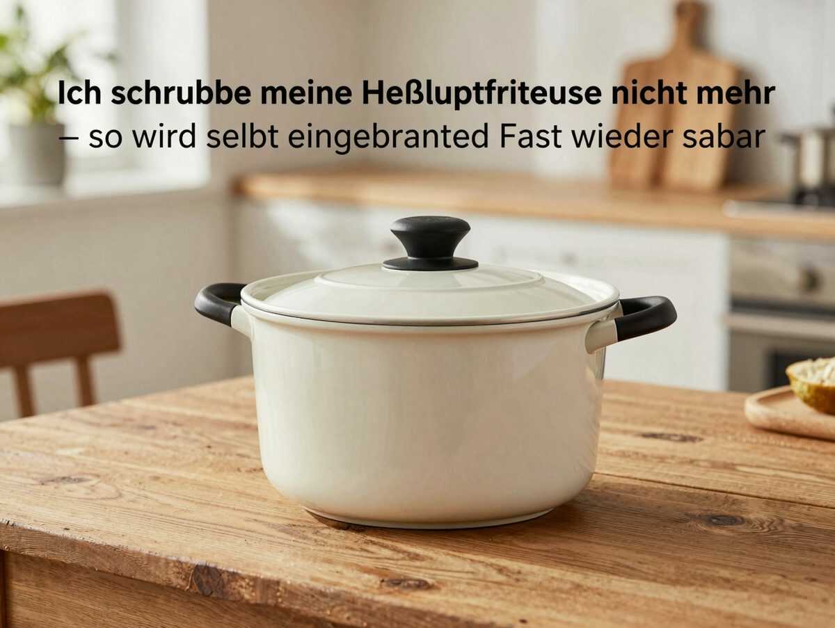 Ich schrubbe meine Heißluftfritteuse nicht mehr – so wird selbst eingebranntes Fett wieder sauber