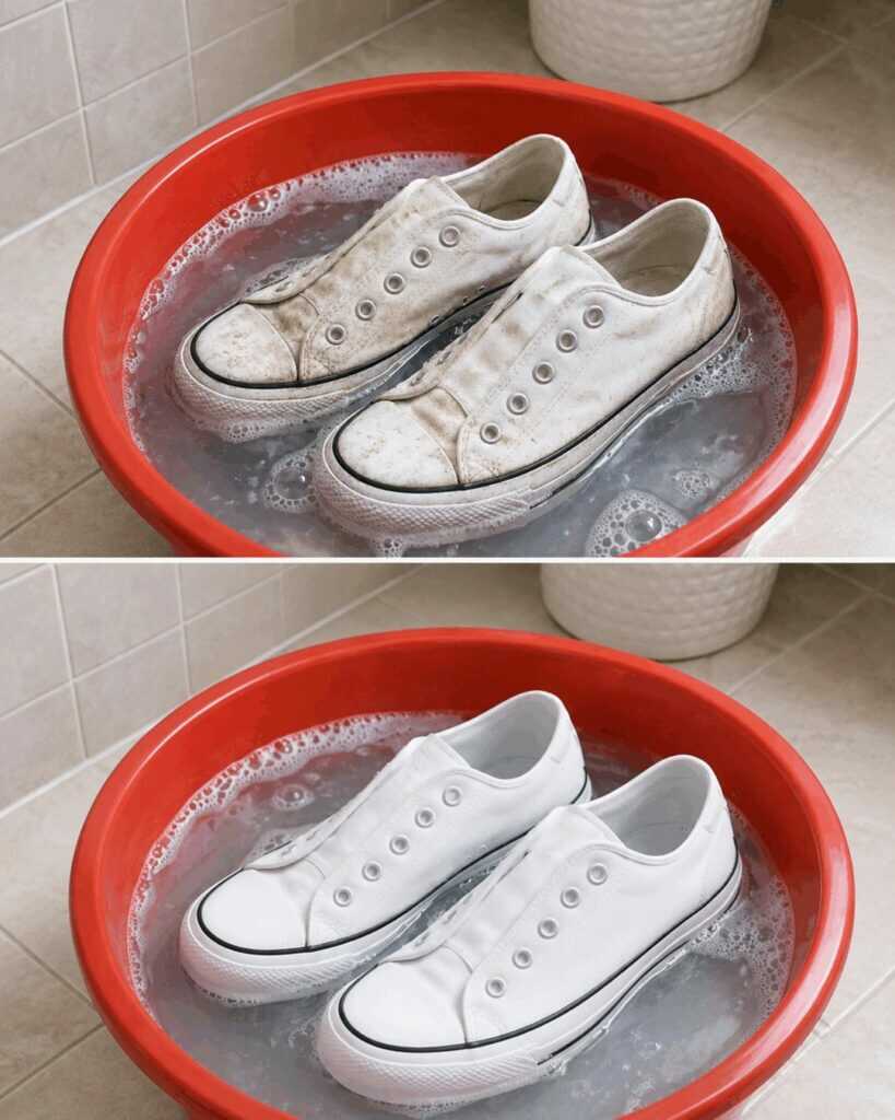 Weiße Stoffschuhe wieder strahlend sauber: So entfernst du Schmutz schonend mit Hausmitteln